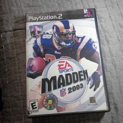 PlayStation 2 EA Madden 2003 - PS2 Video Game - Tested And Working 