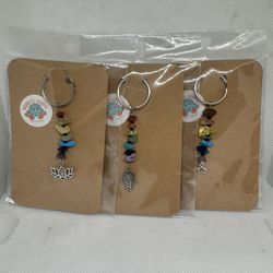 Rainbow Key Charms