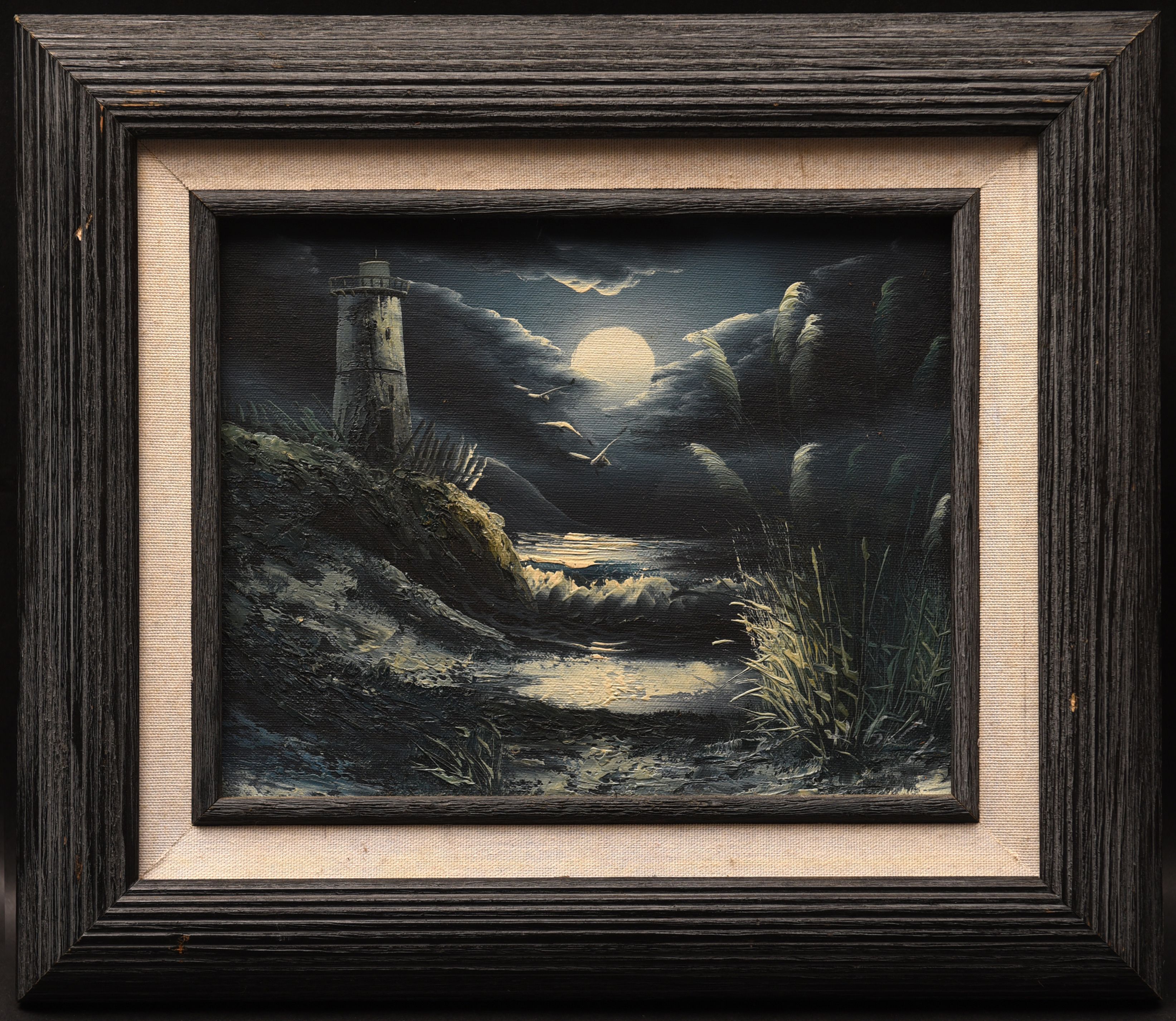 Moonlight Beacon Oil on Canvas