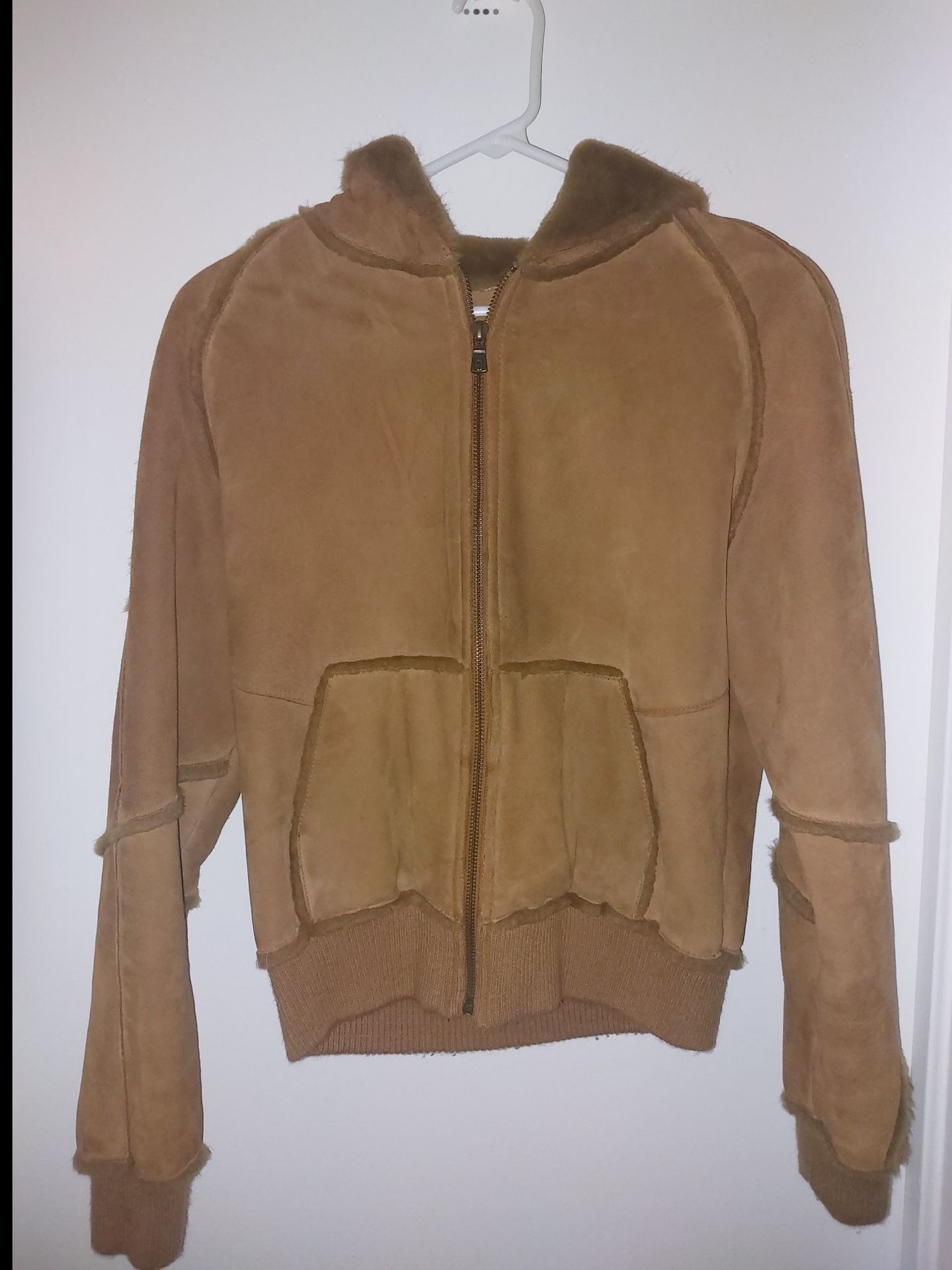 UGG AUSTRALIA SUEDE LEATHER JACKET- LIKE NEW