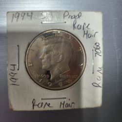 1994 Kennedy Silver dollar "Rare hair"