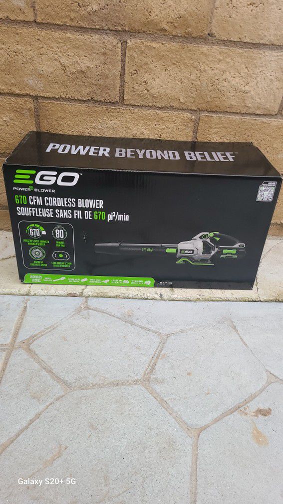 Ego 56v 670-cfm Battery Leaf Blower 