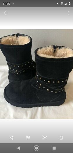 UGG boots black Stud Belted.