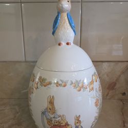Peter Rabbit Cookie Jar