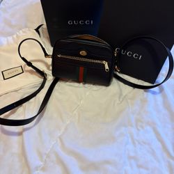 Gucci Leather Ophidia Crossbody