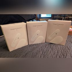 Google TV streamer 4K with voice remote open box new read description for details 3 available $95 each