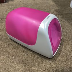  Y2K CD & DVD Storage Box One Touch Sliding Door Holds 60 CDs Pink