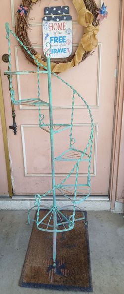 Vintage Spiral Plant Stand