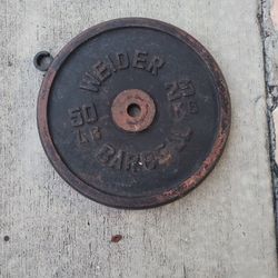 WEIDER 50LB PLATE