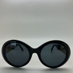 Vintage 90’s Gianni Versace MIAMI Black sunglasses Large Rare ICONIC Fashion