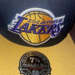 Lakers Hat Mitchell And Ness