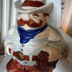 Vintage Cowboy Cookie Jar
