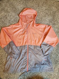 Womens Columbia Windbreaker Jacket Coat Large