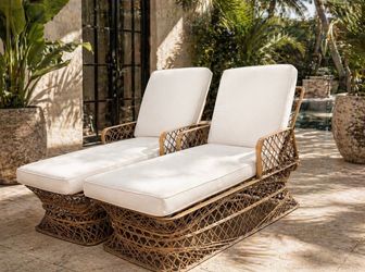Mid Century Modern Spun Fiberglass Lounge Chairs