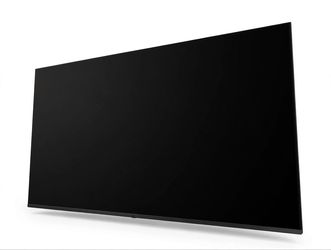 Large Flat-Screen TV with Wall Mount