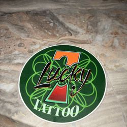 Lucky 7 Tattoo Decal