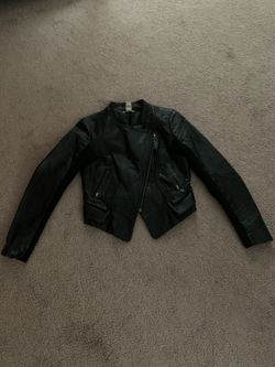 Leather Moto jacket size small
