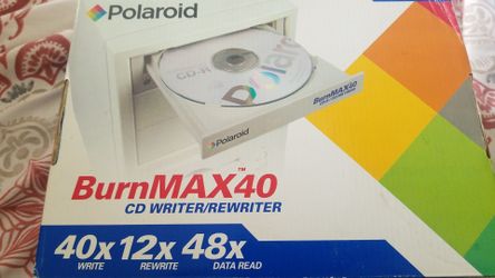 New! Polaroid CD/DVD Writer