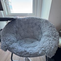 Faux-Fur Chaucer chair