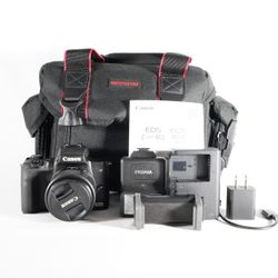 Canon M50 Mark 2 Mirrorless Camera With EF-m 15-45 Lens