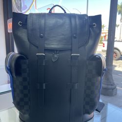 Louis Vuitton Christopher EPI Leather Backpack