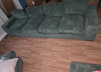 GREEN SOFA ONLY - NEW
