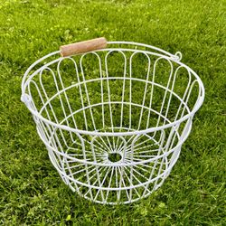 White Wire Basket