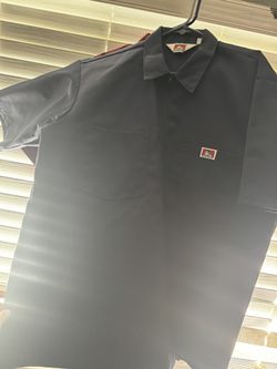 ben davis mechanic shirt dark blue