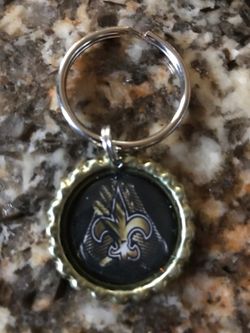 Saints keychain