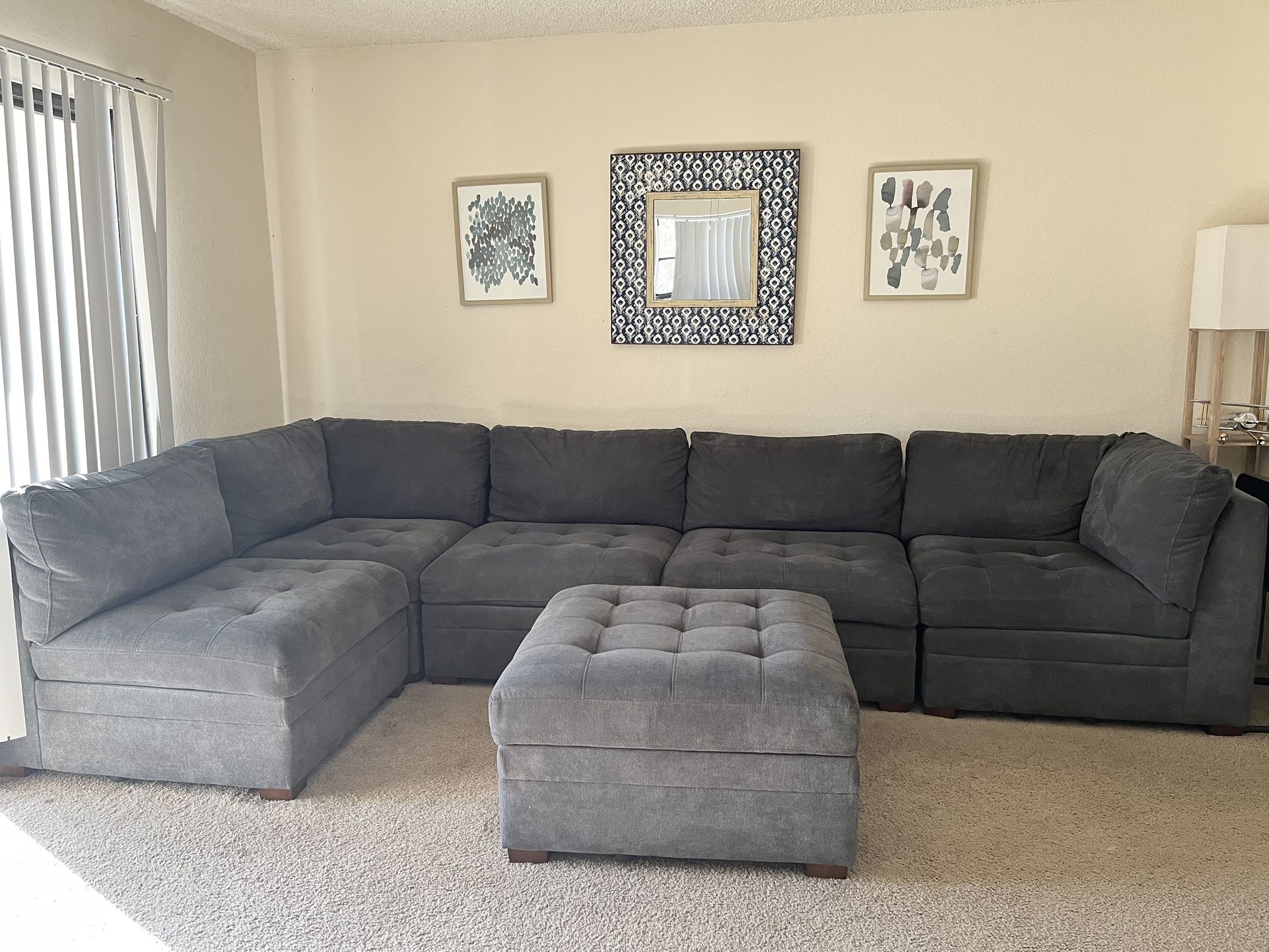 Sectional Couch - Gray Color