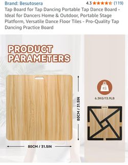 Besutosera Tap Dance Board 31.5 inch
