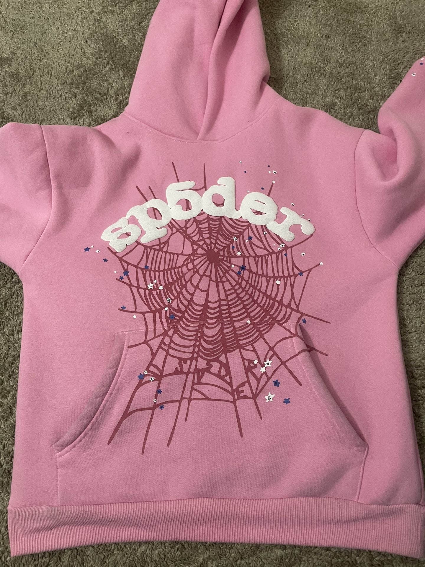 Pink spider hoodie