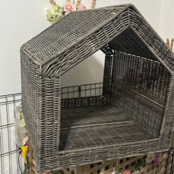 Cat House Wicker