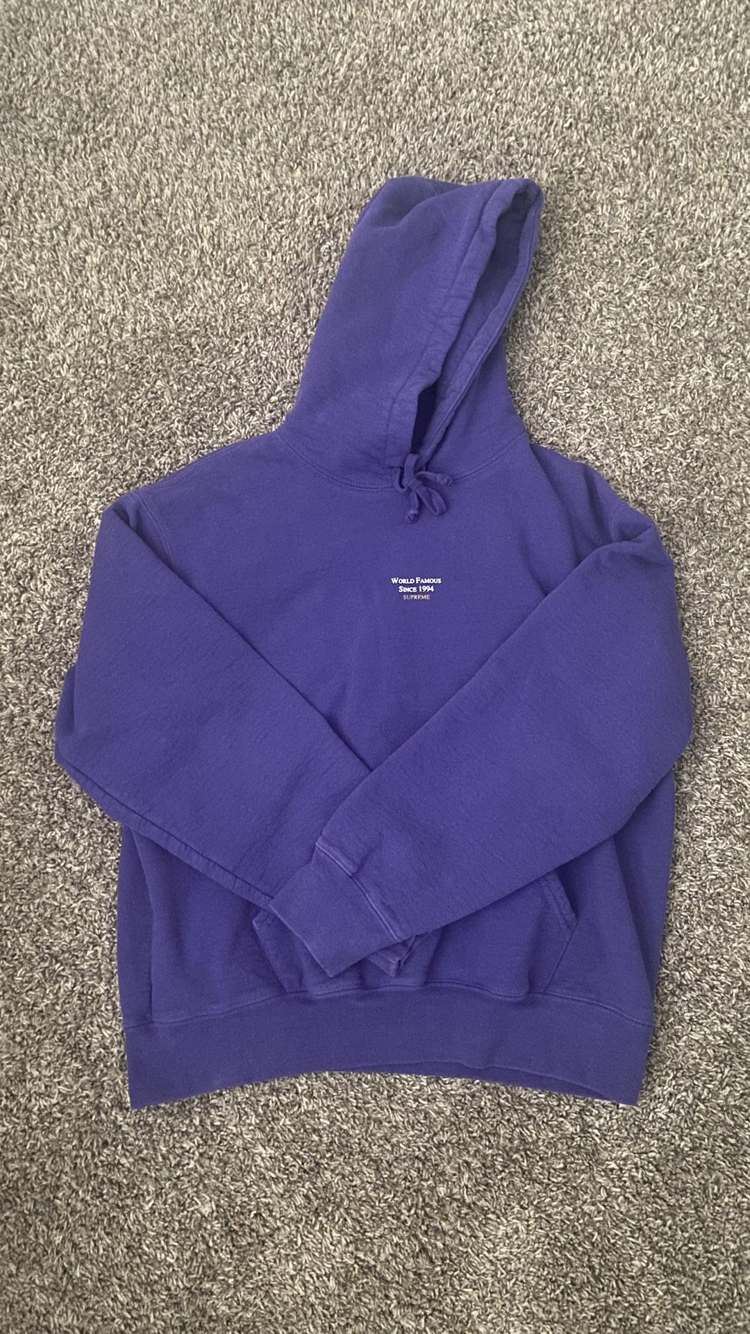 World Famous Supreme Hoodie Purple