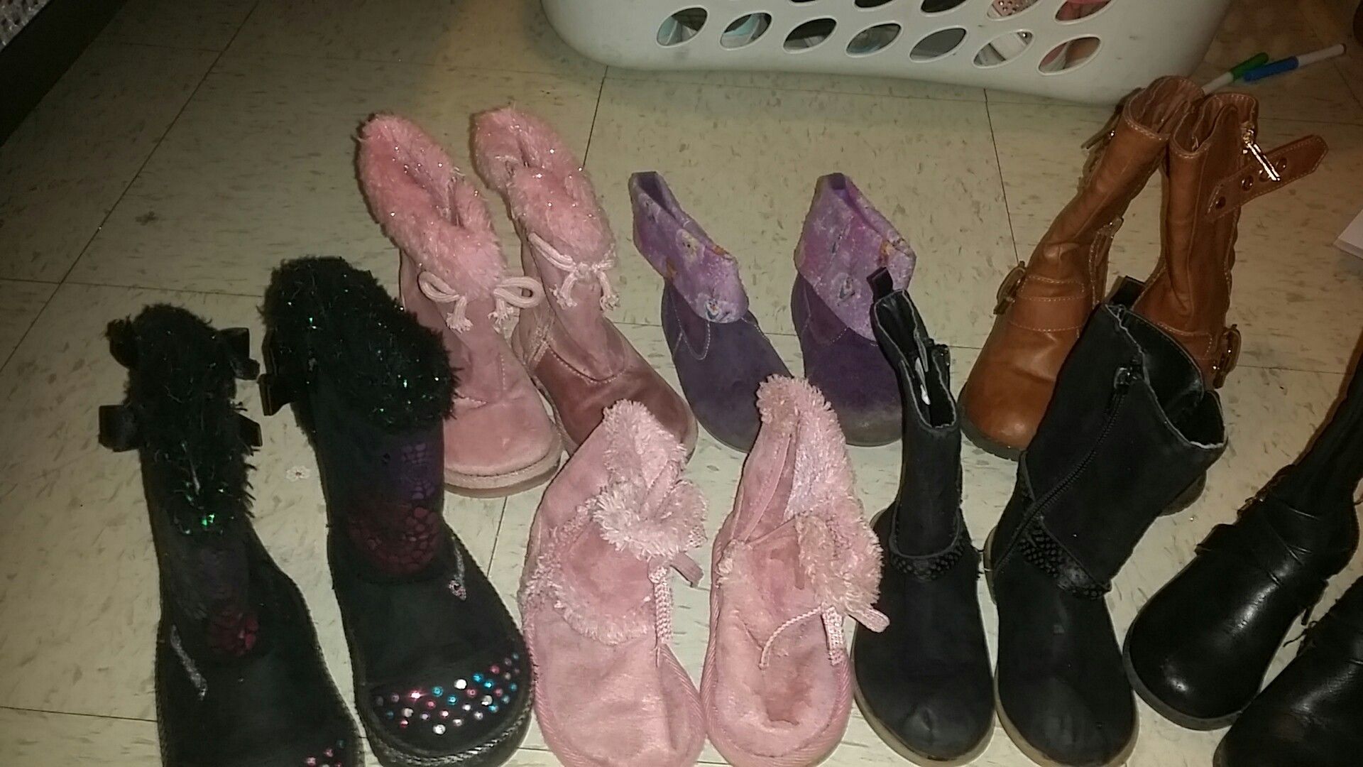 Botas de niña
