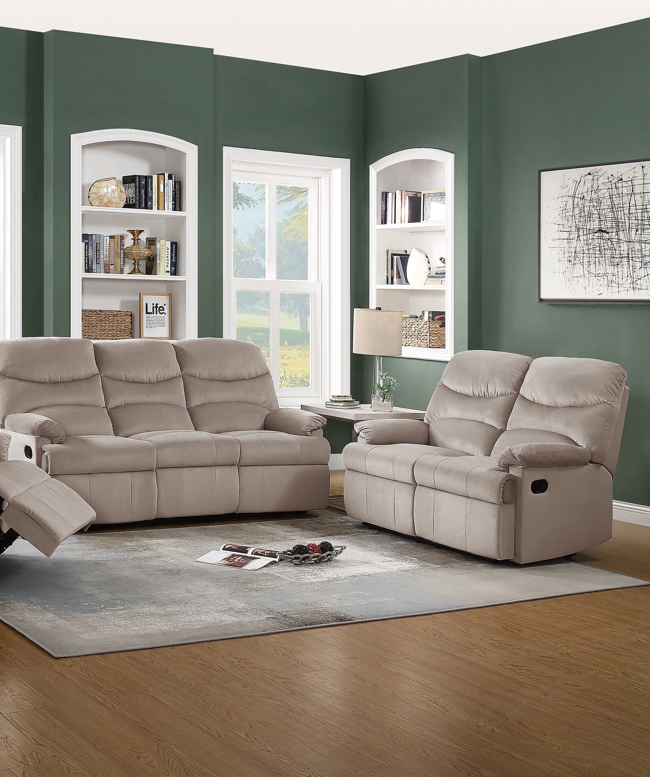 2-Pc Reclining Sofa Set
