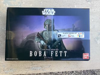 Bandai Hobby - Star Wars - Boba Fett, Bandai Spirits Star Wars Character 1/12 Model Kit