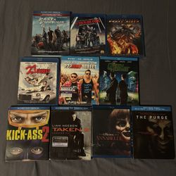 blu-rays / dvd : read description 