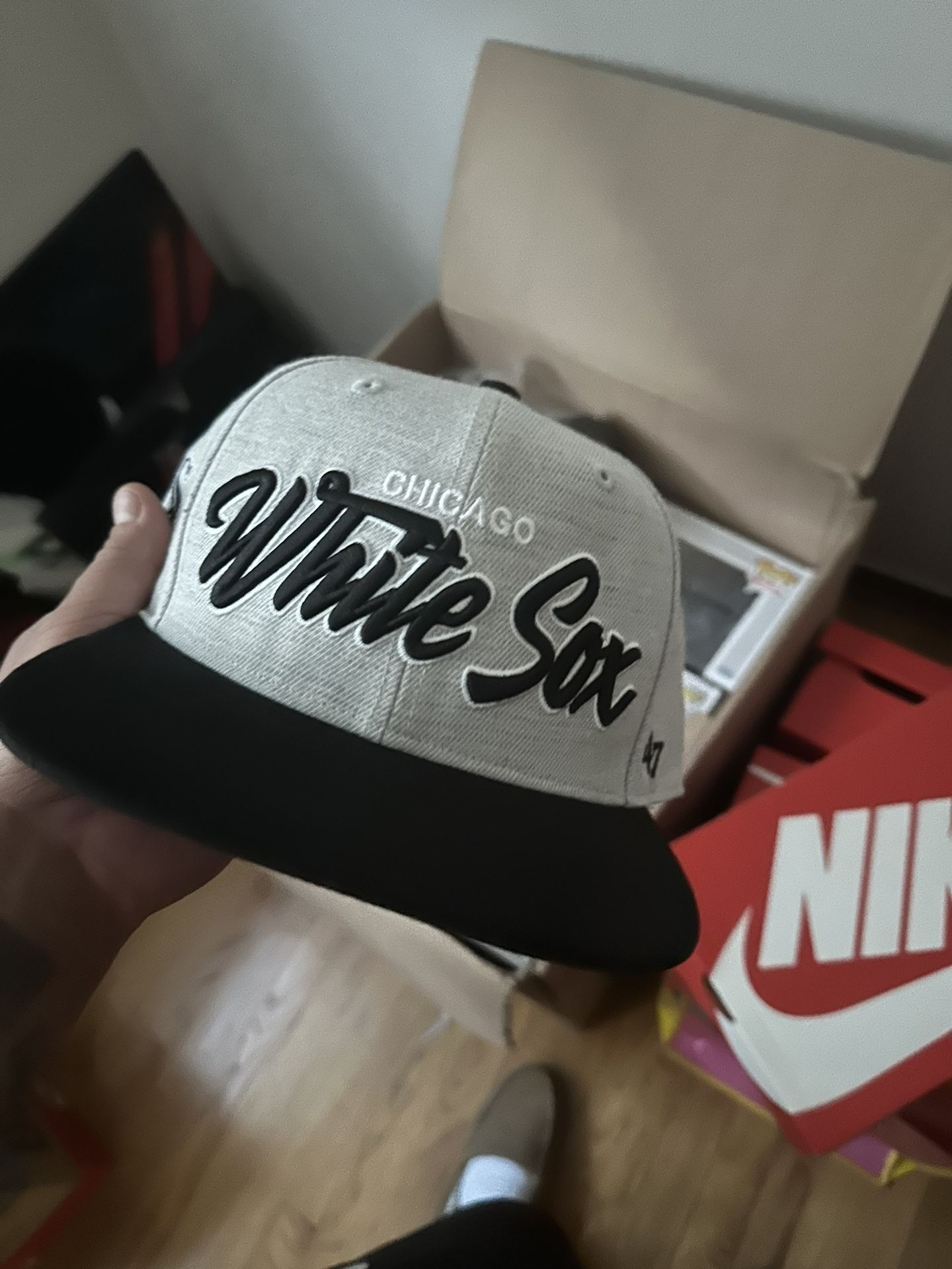 White Sox And 2 Bulls Snap Backs Brand new !!!!!