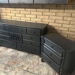 8 Drawer Dresser And Nightstand Set