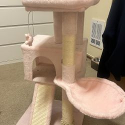 Pink Cat Tree