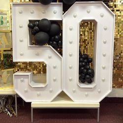 4ft Each Marquee Number (50)
