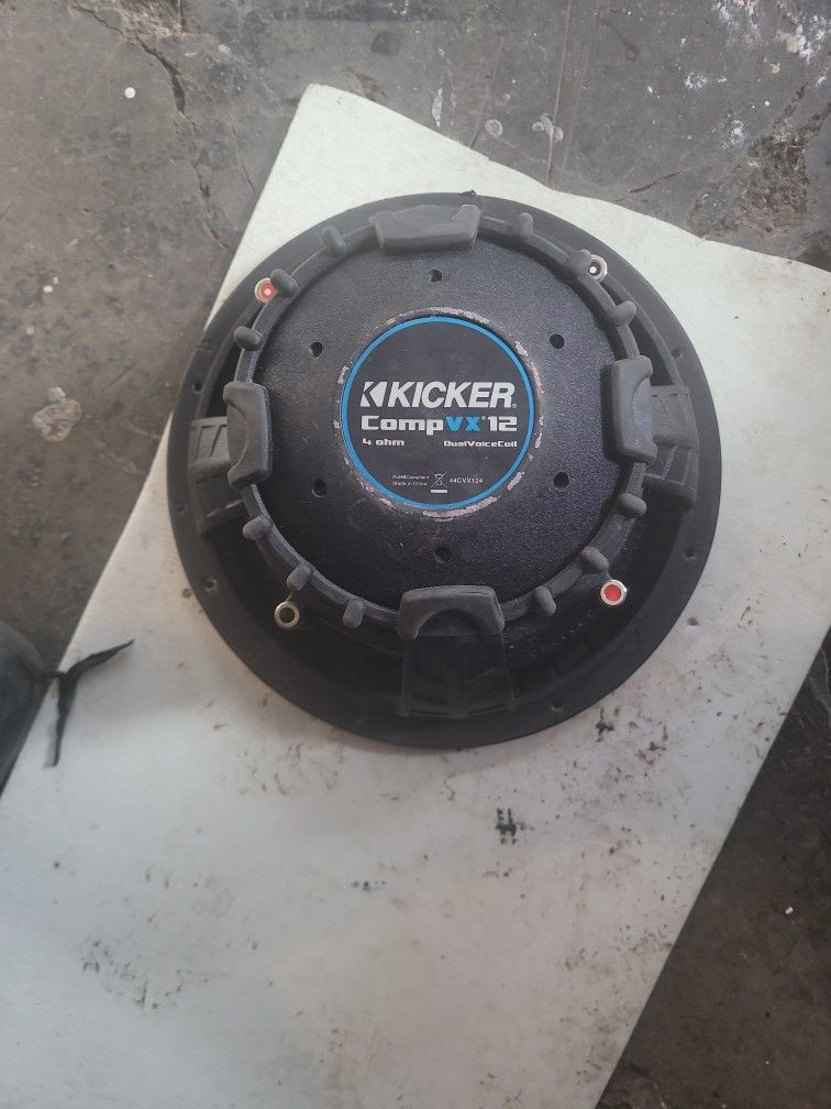    2,  12 Inch Kicker Cvx