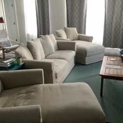 Sofa-bed And Chase Lounges