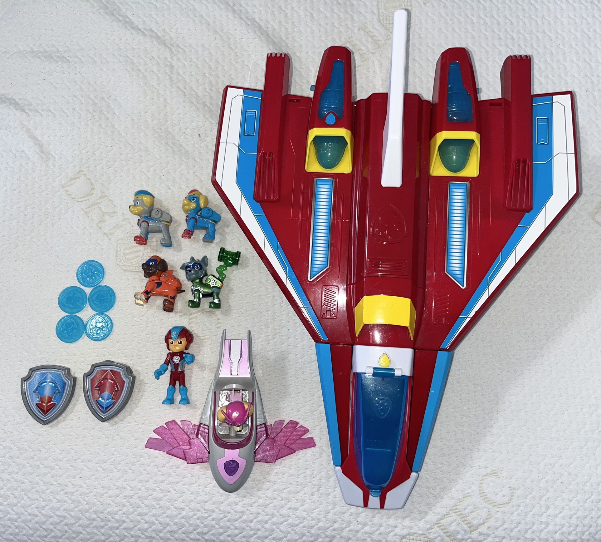 PAW Patrol Mighty Twins Tuck & Ella and Aircraft + Some Charged Up Pups & Ryder