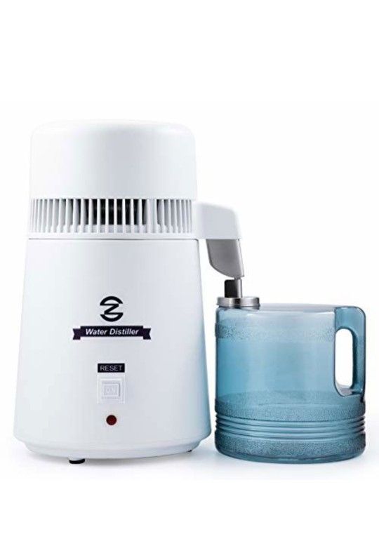 CO-Z Distilled Water Maker, 1 Gallon Water Distiller, 4L Home Countertop Water Distiller Machine, Table Desktop Water Distill Distilling Purifier Puri