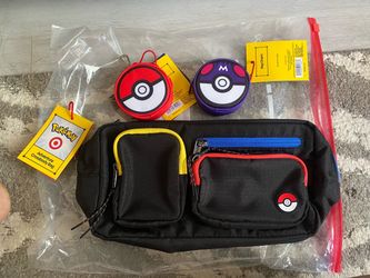 Pokemon x Target Crossbody bag and 2 bag charms