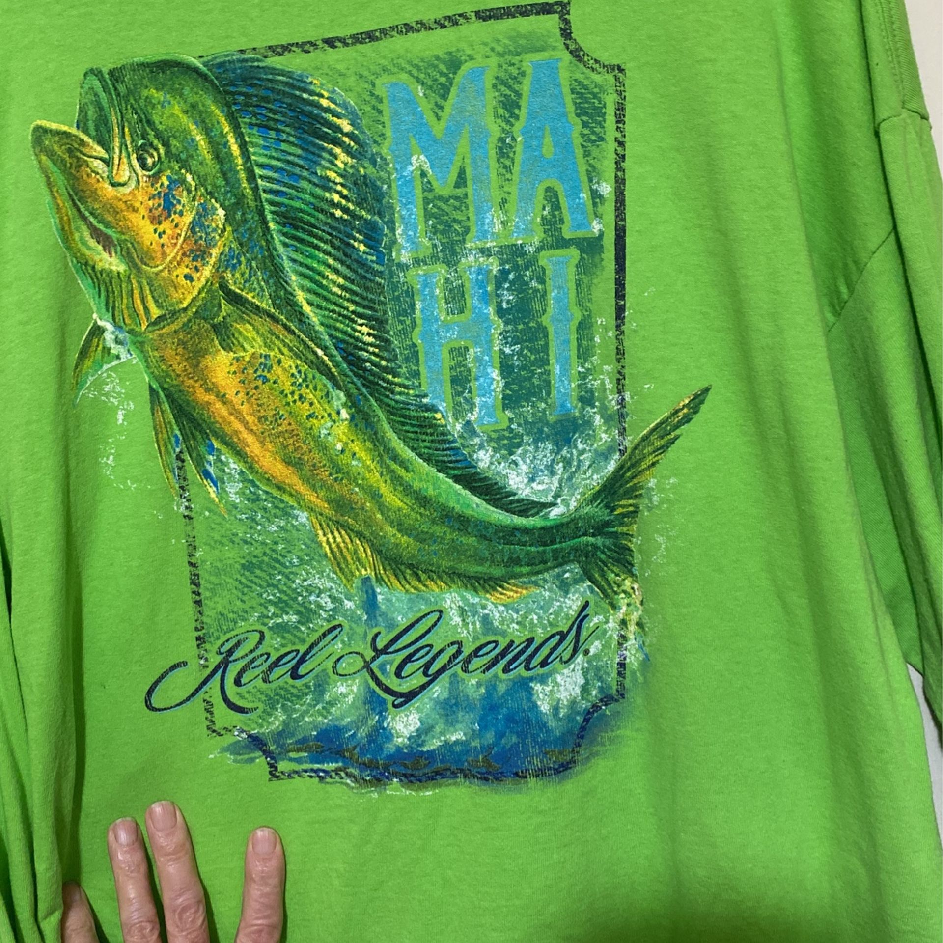 Fishing  T 2XLLong Sleeves, Reel Legend, The Brand