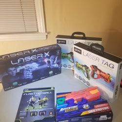Laser Tag, Flag football And Nerf Like Gun