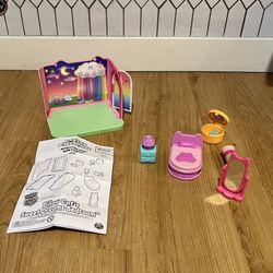 Gabby’s Dollhouse, Sweet Dreams Bedroom with Pillow Cat Figure